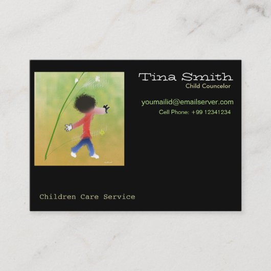 visitekaartje - Kinderopvang (Voorkant)