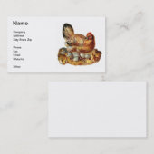 Visitekaartje kippen en eieren (Voorkant / Achterkant)