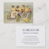 Visitekaartje kippen met vrije uitloop (Voorkant / Achterkant)