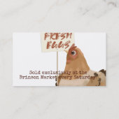 Visitekaartje kippenbordvrije boerderijen (Achterkant)