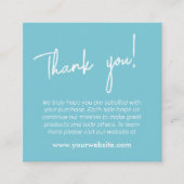 Visitekaartje Klantenwaardering Informatiekaartje (Voorkant)