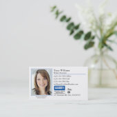 Visitekaartje: Klassieke foto Visitekaartje (Staand voorkant)