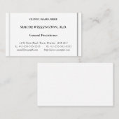 Visitekaartje Klassieke zorgspecialist (Voorkant / Achterkant)