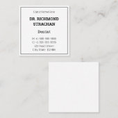 Visitekaartje Klassieke zorgspecialist (Voorkant / Achterkant)