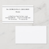 Visitekaartje Klassieke zorgspecialist (Voorkant / Achterkant)