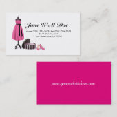 Visitekaartje  kleding (Voorkant / Achterkant)