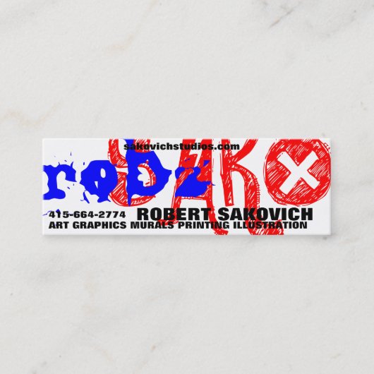 visitekaartje Klein (Voorkant)