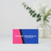 visitekaartje kleurblok (Staand voorkant)