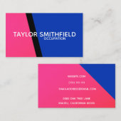 visitekaartje kleurblok (Voorkant / Achterkant)