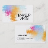 Visitekaartje Kleurenplash Artist (Voorkant / Achterkant)