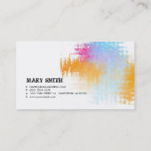 Visitekaartje Kleurenplash Artist (Achterkant)