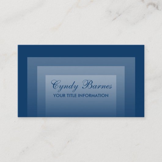 Visitekaartje Kleurgestapelde verlopen (Voorkant)