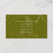 Visitekaartje kleurventilatorpatroon (Achterkant)