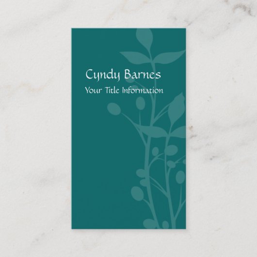 Visitekaartje kleurventilatorpatroon (Voorkant)