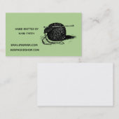 Visitekaartje Knitters (Voorkant / Achterkant)