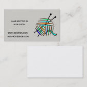 Visitekaartje Knitters (Voorkant / Achterkant)