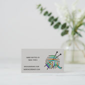 Visitekaartje Knitters (Staand voorkant)