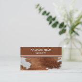 Visitekaartje Koeienbont (Staand voorkant)