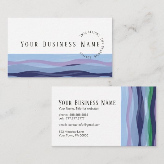 Visitekaartje Koelgolven (Voorkant / Achterkant)