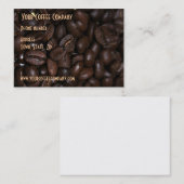 Visitekaartje Koffiebonen (Voorkant / Achterkant)