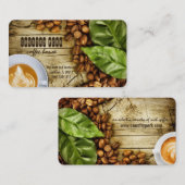 visitekaartje koffiehuis (Voorkant / Achterkant)