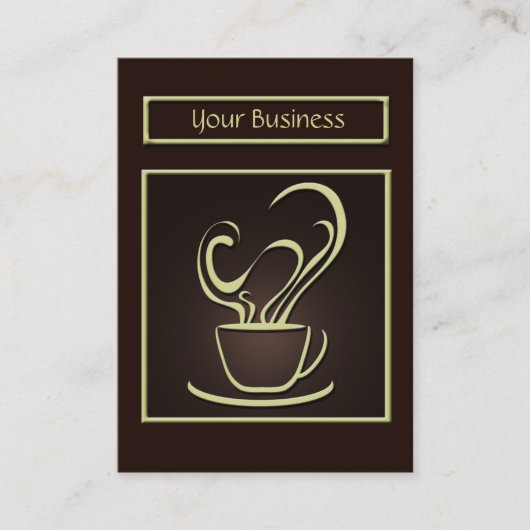 Visitekaartje Koffieontwerp (Voorkant)