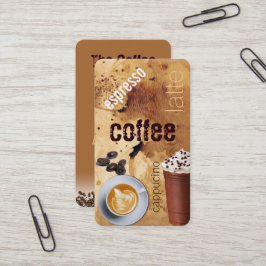 visitekaartje koffiewinkel