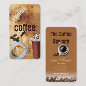 visitekaartje koffiewinkel (Voorkant / Achterkant)