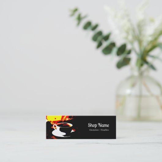 Visitekaartje Koffiewinkel (Staand voorkant)