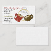 visitekaartje 'Koffiewinkel' (Voorkant / Achterkant)