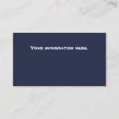 Visitekaartje, kolibrie en bloem visitekaartje (Achterkant)