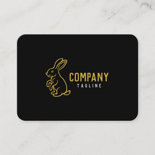 Visitekaartje konijn (Voorkant)