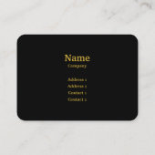 Visitekaartje konijn (Achterkant)