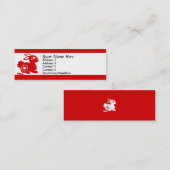 Visitekaartje konijn (Voorkant / Achterkant)