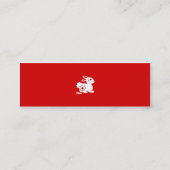 Visitekaartje konijn (Achterkant)