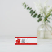 Visitekaartje konijn (Staand voorkant)