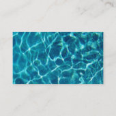 Visitekaartje Kool Blue Pool Water (Achterkant)
