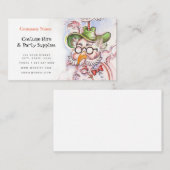 Visitekaartje kostuumhire en partijgoederen (Voorkant / Achterkant)