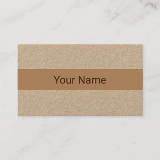 visitekaartje - Kraft - Gepersonaliseerd (Voorkant)