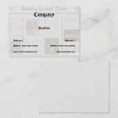 Visitekaartje kranten (Voorkant / Achterkant)