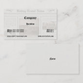 Visitekaartje kranten (Voorkant / Achterkant)