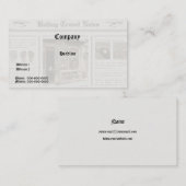 Visitekaartje kranten (Voorkant / Achterkant)