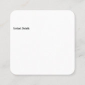 VISITEKAARTJE KRISTAL DESIGN STIJL (Achterkant)