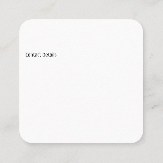 VISITEKAARTJE KRISTAL DESIGN STIJL (Achterkant)