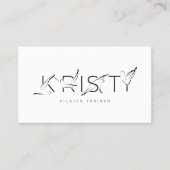Visitekaartje KRISTY Name Pilates Instructor (Voorkant)