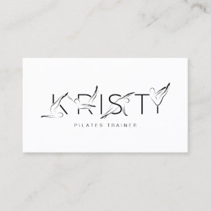 Visitekaartje KRISTY Name Pilates Instructor