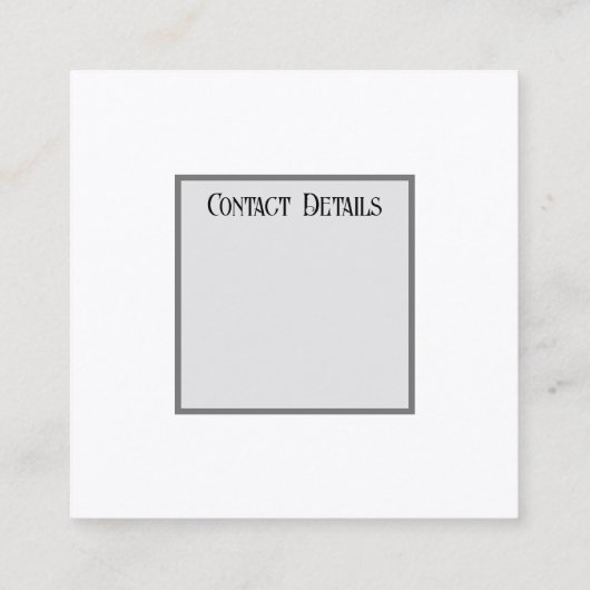 VISITEKAARTJE KUNST EN DESIGN STIJL (Achterkant)