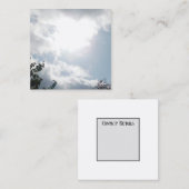 VISITEKAARTJE KUNST EN DESIGN STIJL (Voorkant / Achterkant)