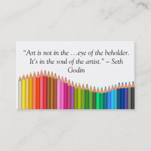 visitekaartje/kunstenaar visitekaartje