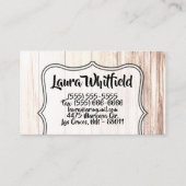 Visitekaartje laarzen land rustiek Western Draag B (Voorkant)